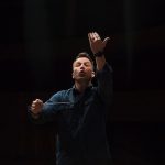 David Ramael in rehearsal with Belgian National Orchestra for Cantania 2019